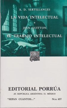 portada La Vida Intelectual. El Trabajo (in Spanish)