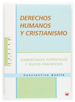 portada Derechos humanos y cristianismo: comentarios patrísticos y textos pontificios