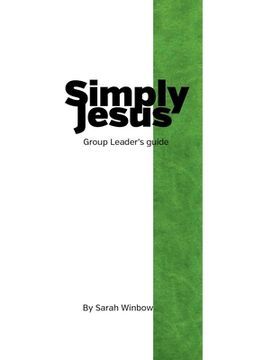 portada Simply Jesus Group Leader's Guide (en Inglés)