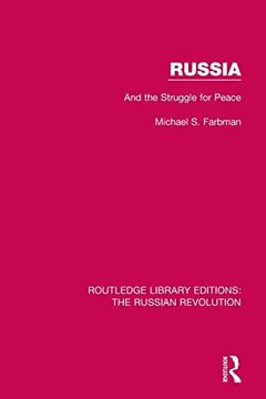 portada Russia: And the Struggle for Peace (Routledge Library Editions: The Russian Revolution) 