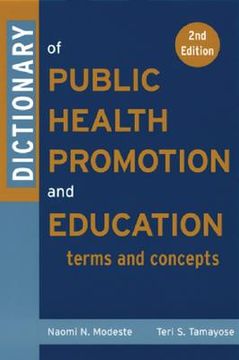 portada dictionary of public health promotion and education: terms and concepts (in English)