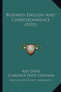 portada business english and correspondence (1921) (en Inglés)