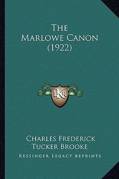 portada the marlowe canon (1922) the marlowe canon (1922) (in English)