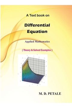 portada Differential Equation: Applied Mathematics (en Inglés)