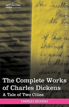 portada the complete works of charles dickens (in 30 volumes, illustrated): a tale of two cities (en Inglés)