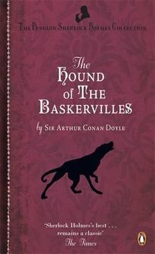 portada the hound of the baskervilles. arthur conan doyle (en Inglés)