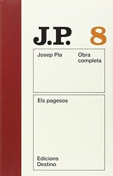 portada Els Pagesos: O. C. Josep Pla. Volum 8 (O. C. Pla) (in Catalá)
