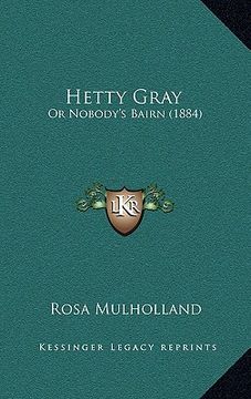 portada hetty gray: or nobody's bairn (1884) (en Inglés)
