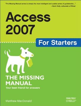 portada Access 2007 for Starters: The Missing Manual 