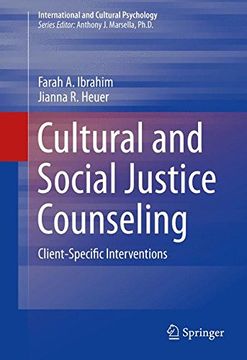 portada Cultural and Social Justice Counseling: Client-Specific Interventions (International and Cultural Psychology) (en Inglés)