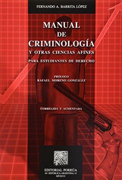 portada Manual De Criminologia / 7 Ed