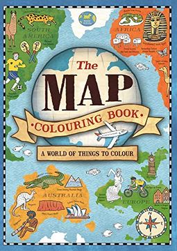 portada The Map Colouring Book: A World of Things to Colour (en Inglés)