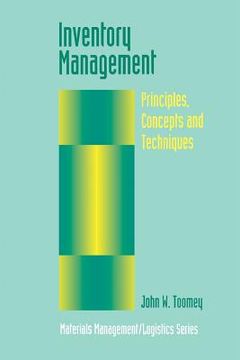 portada Inventory Management: Principles, Concepts and Techniques (en Inglés)