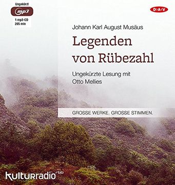 portada Legenden von Rübezahl: Ungekürzte Lesung mit Otto Mellies (1 Mp3-Cd) (in German)