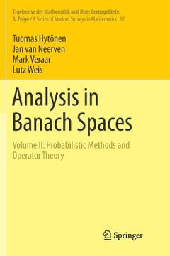 portada Analysis in Banach Spaces: Volume II: Probabilistic Methods and Operator Theory (en Inglés)