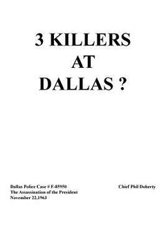 portada 3 Killers at Dallas (en Inglés)