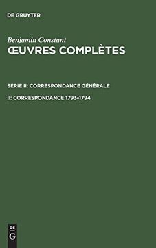 portada Correspondance 1793-1794 (en Francés)