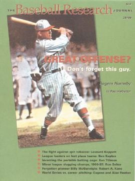 portada the baseball research journal (brj), volume 28 (en Inglés)