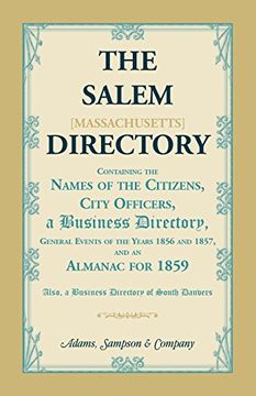 portada The Salem [Massachusetts] Directory