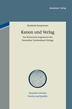 portada Kanon und Verlag (in German)