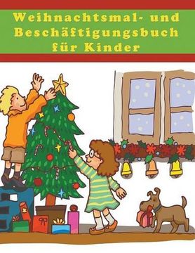 portada Weihnachtsmal- und Beschäftigungsbuch für Kinder