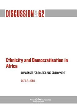 portada ethnicity and democratisation in africa: challenges for politics and development (en Inglés)