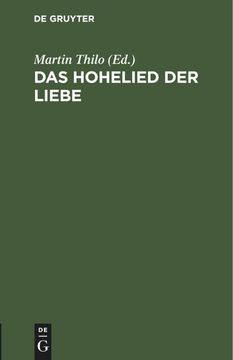 portada Das Hohelied der Liebe (in German)