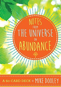 portada Notes From the Universe on Abundance: A 60-Card Deck (en Inglés)
