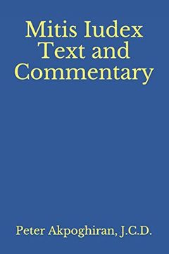 portada Mitis Iudex: Text and Commentary (en Inglés)