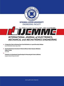 portada Ijemme: International Journal of Electronics, Mechanical and Mechatronics Engineering (2018 vol 8 no) 