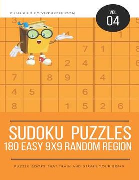 portada Sudoku Puzzles - 180 Easy 9x9 Random Regions (en Inglés)
