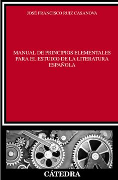 portada Manual de Principios Elementales Para el Estudio de la Literatura Española
