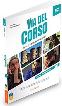 portada Via del Corso b2  Libro Dello Studente de Esercizi + 2cd + dvd