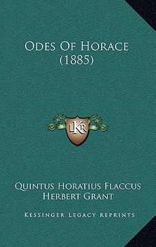 portada odes of horace (1885) (en Inglés)