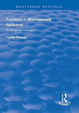 portada Fashions in Management Research: An Empirical Analysis (Routledge Revivals) (en Inglés)