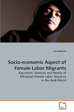 portada socio-economic aspect of female labor migrants (en Inglés)
