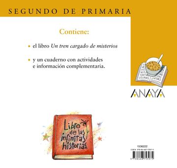 portada Blíster " un Tren Cargado de Misterios " 2º de Primaria (Literatura Infantil (6-11 Años) - Plan Lector Tres Sopas (Castellano)) - 9788466753975 (in Spanish)