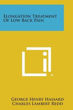 portada Elongation Treatment of Low Back Pain (in English)