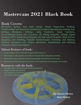 portada Mastercam 2021 Black Book (in English)