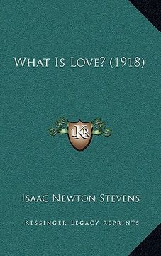 portada what is love? (1918) (en Inglés)