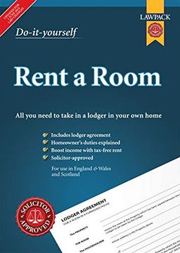 portada Rent a Room Lawpack: All you Need to Take in a Lodger and Earn Extra Cash (en Inglés)