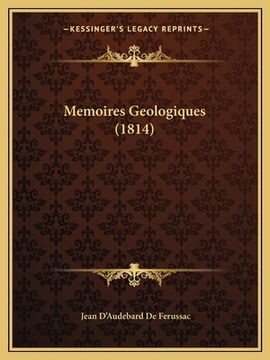 portada Memoires Geologiques (1814) (en Francés)