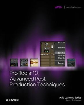 portada pro tools 10 advanced post production techniques