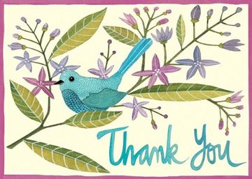 portada Galison Avian Friends Thank you Note Cards, Multi-Color (Set of 12) 