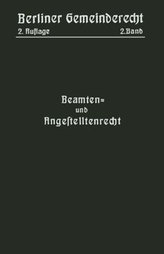 portada Beamten- und Angestelltenrecht: Zweiter Band (German Edition)