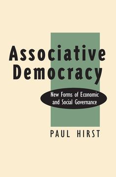 portada Associative Democracy: New Forms Of Economic And Social Governance (en Inglés)