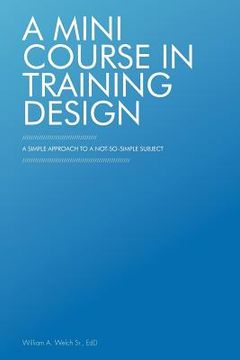 portada a mini course in training design