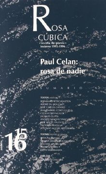 portada Rosa Cúbica 15-16, Revista de Poesía, Invierno 1995-96: La Rosa de Nadie