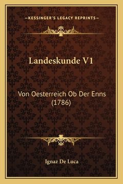 portada Landeskunde V1: Von Oesterreich Ob Der Enns (1786) (in German)
