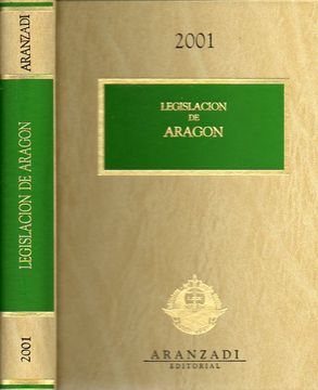 portada legislación de aragón. 2001.